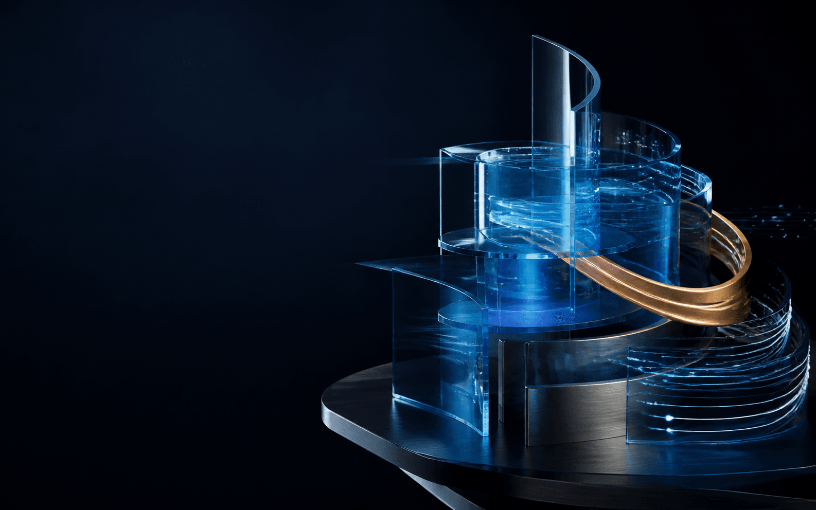 Abstract connected technology system representing Krayansh engineering